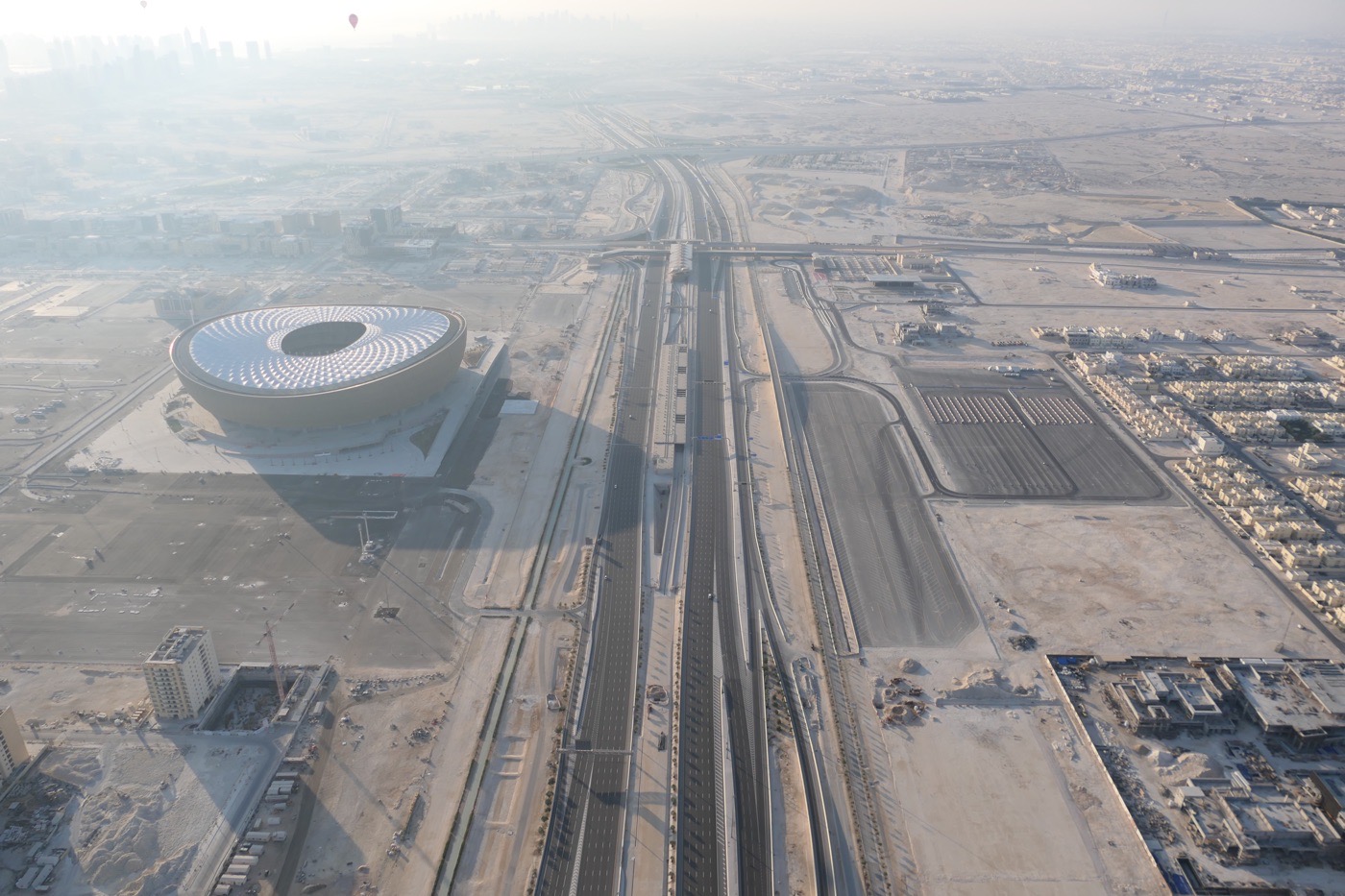 Das neue Lusail Stadion in Doha - hier findet das WM-Finale am 18.12.022 statt