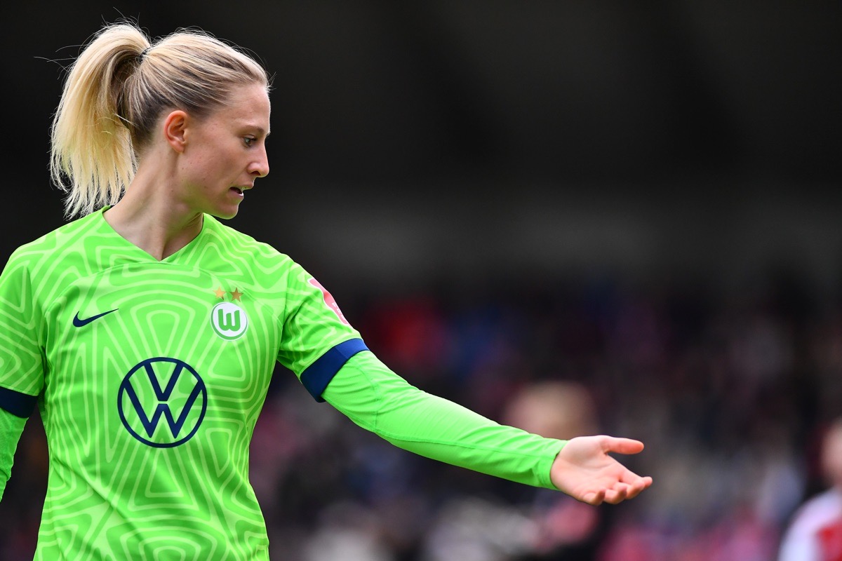 Die schwedische Nationalspielerin Rebecka Blomqvistvon den VfL Wolfsburg Frauen (Copyright depositphotos.com)